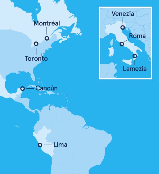Air Transat 2026: voli diretti da Roma per Toronto e Montréal e nuove connessioni per Lima e Cancún