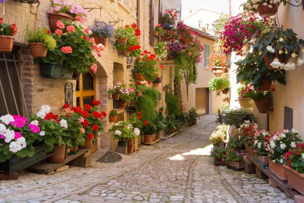 Il “borgo dei fiori” torna ad incantare tutti: è pittoresco e ricco di colori!