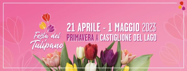 Castiglione del Lago si prepara per la “Festa del Tulipano”, dal 21 aprile al 1° maggio